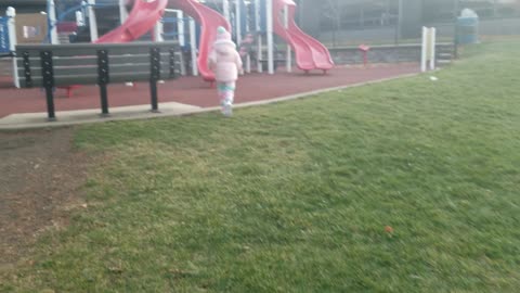 Stella at the playground