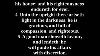 Psalms 112 King James version