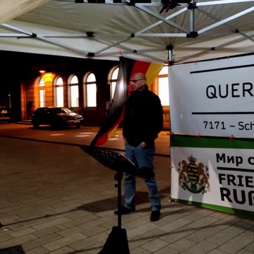 Nationalhymne - Mahnwache Nr. 243 in Schwäbisch Gmünd am 15.10.2024