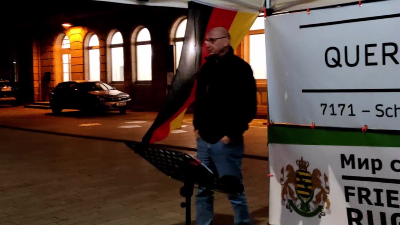 Nationalhymne - Mahnwache Nr. 243 in Schwäbisch Gmünd am 15.10.2024