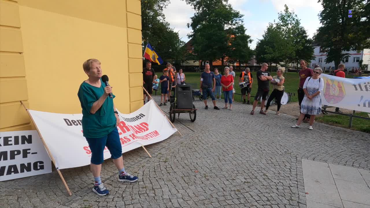 Demmin - Redebeitrag von Conny 25-08-2022