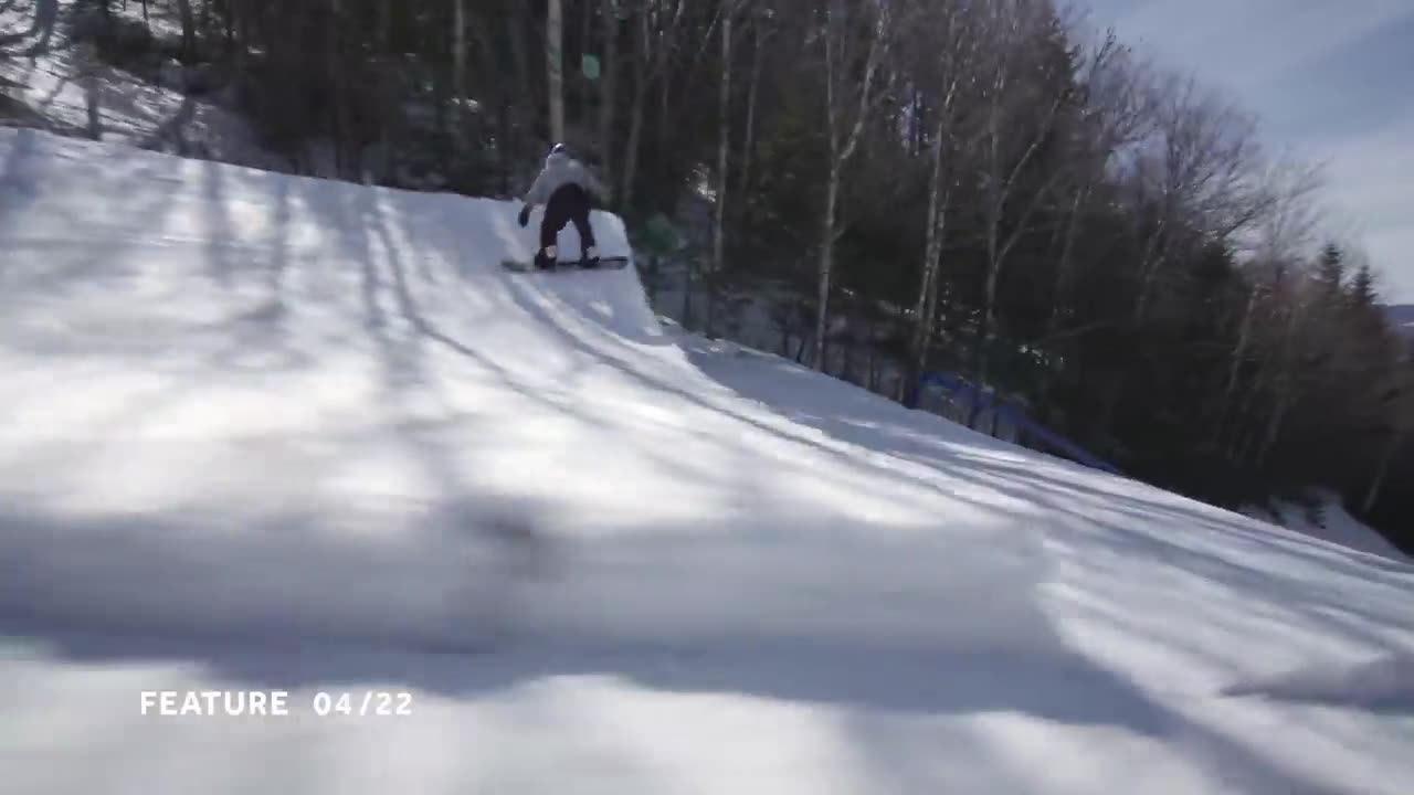 Snowboard Trick Shot Run