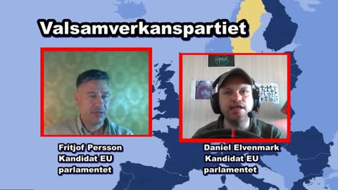 Valsamverkanspartiet: EU kandidaterna Fritjof Danneman