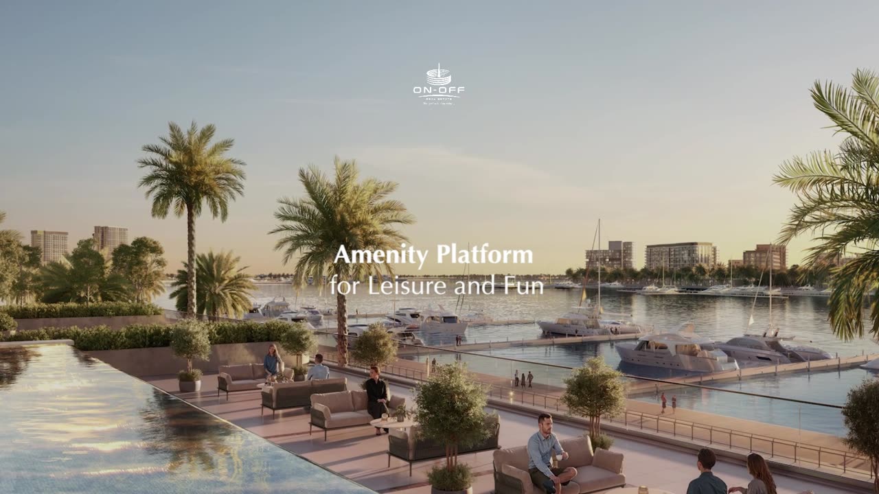 🏡Pier Point 1, Pier Point 2 located in the heart of Rashid Yachts & Marina