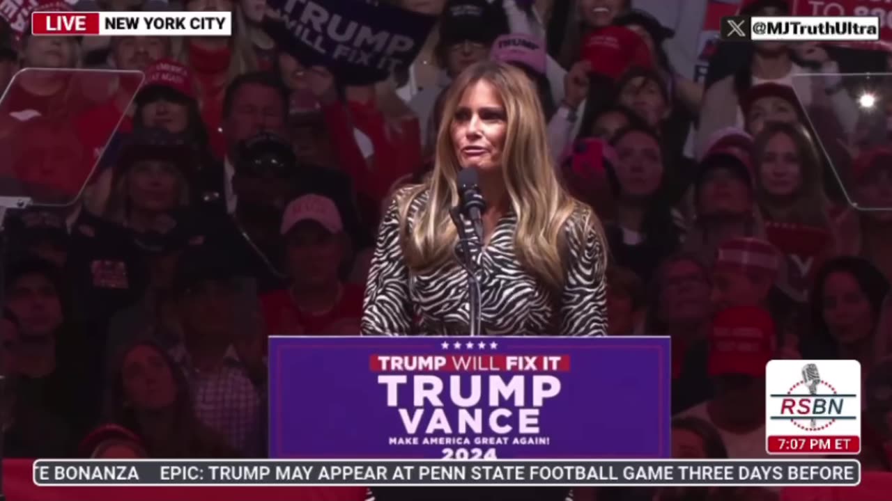 Melania Trumps Full Speech at Madison Square Garden ❤️❤️