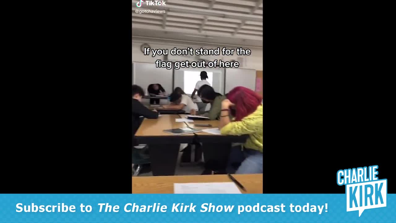 Only 2 Students Stand For Pledge of Allegiance