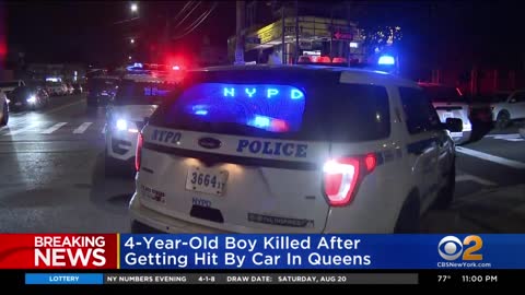 4-year-old boy killed after getting hit by car in Queens