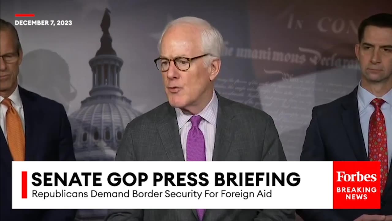 'Looks Like We've Finally Gotten President Biden's Attention...'- Cornyn Discusses Border Security