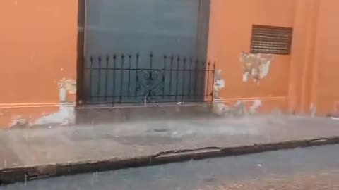 Tormenta en Cartagena