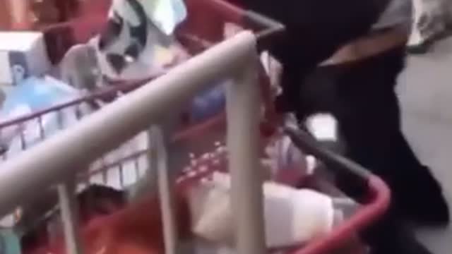 BLM Robs and Beats a Disabled Woman as She Leaves Target.