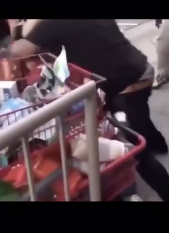 BLM Robs and Beats a Disabled Woman as She Leaves Target.