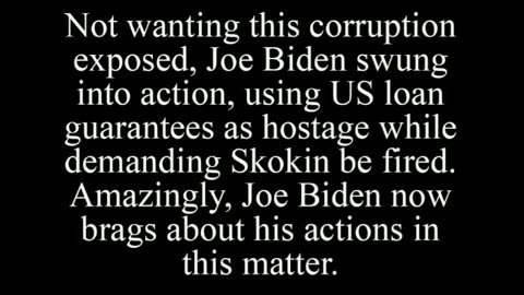 Biden admitting on video to conducting illegal Quid Pro Quo