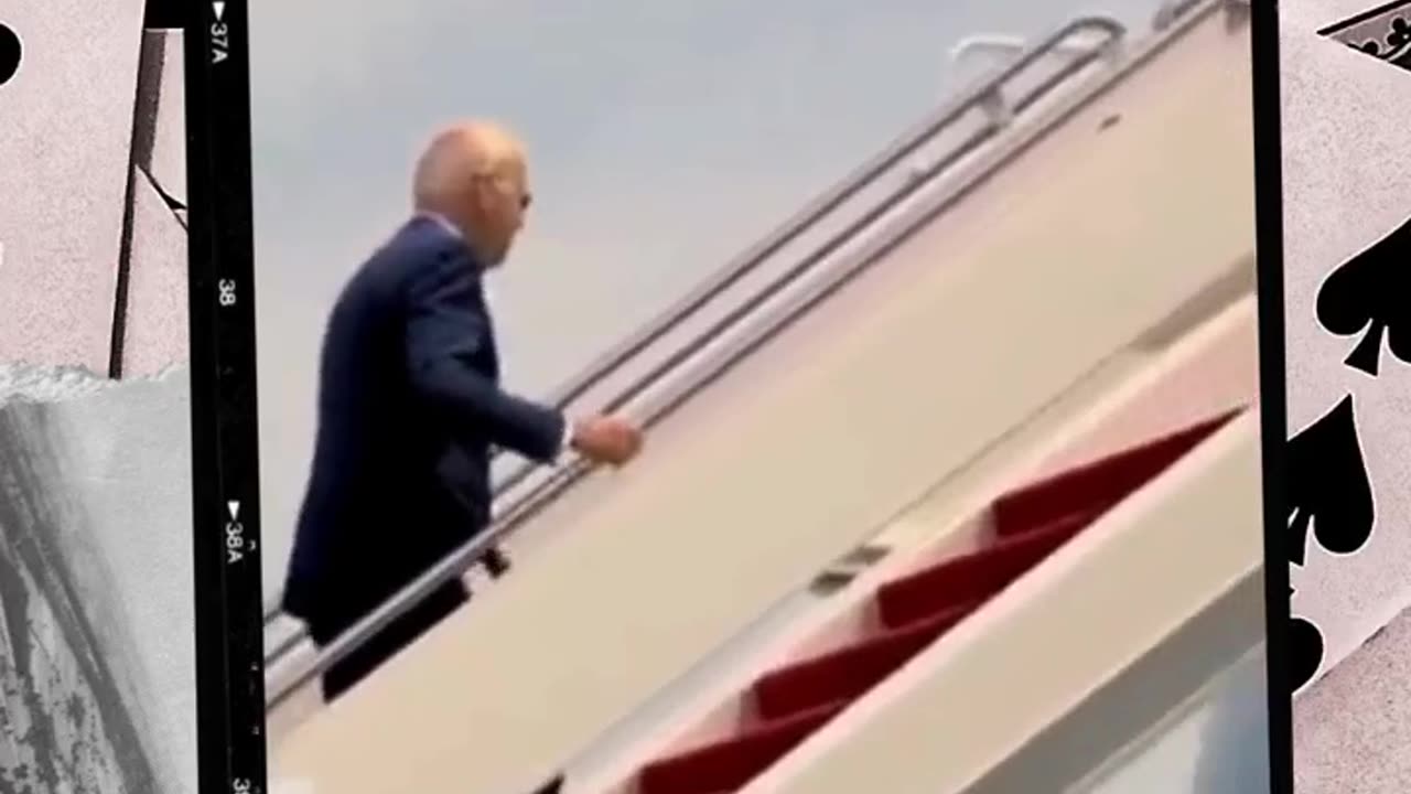 "Joe Biden in Falling Down – Hilarious Cartoon Satire!" 🎬😂