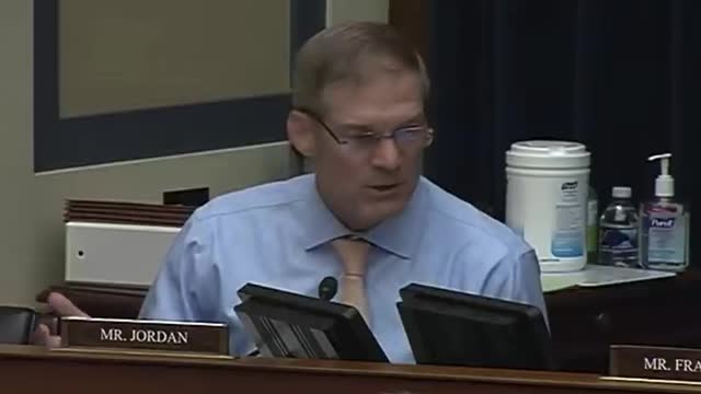 Jim Jordan Goes On Furious Tirade Against Democrats Politicizing Oversight Committee