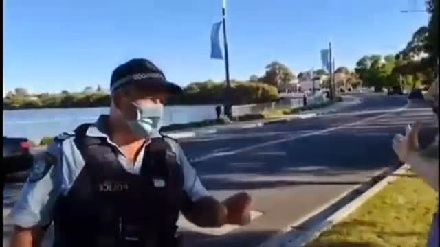 Australia CovidTyranny - 36 - Aren't even allowing citizens to do exercise outside without mask.