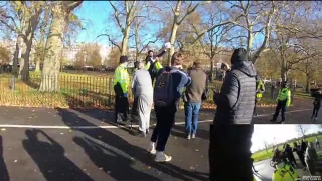 Man arrested for defending free speech