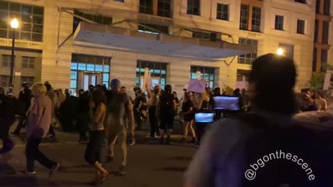 Washington D.C. - Protesters Circumvent Police Lines and Advance Towards the Supreme Court