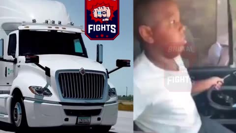 Truck Driver Teaches 11 Year Old Son To Drive