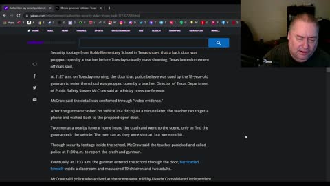 Teacher propped door open at Robb elementary