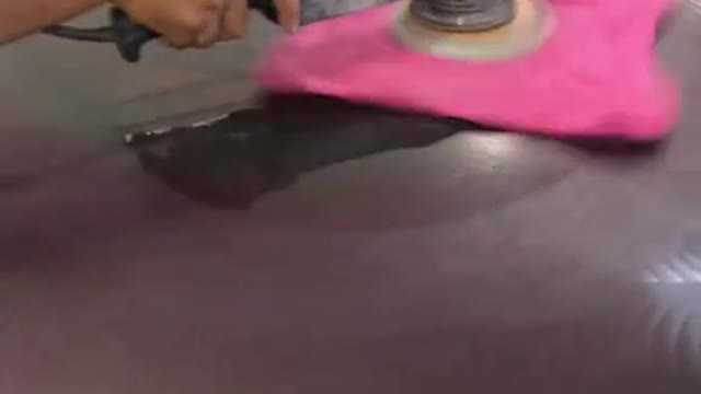 Automotive sheet metal polishing