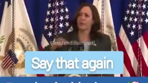 Kamala Harris - Stupidly says the truth! 1 Min.