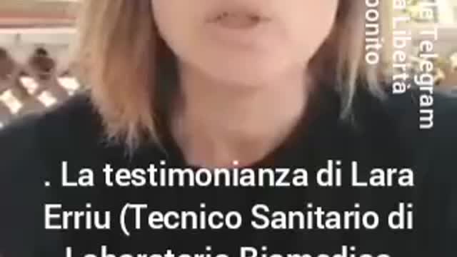 Lara Erriu, Tecnico Sanitaria ospedaliera: Ho reazioni avverse e vengo abbandonata
