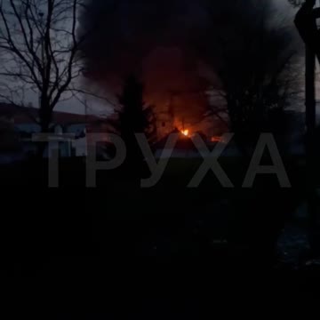 Ukraine War - The rocket hit a railway substation near the station in Volovets