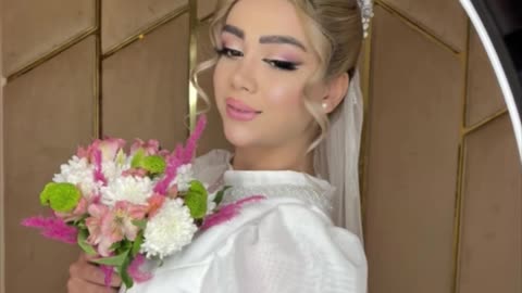 make up & shinyon bride💃🏽👰🏼‍♀️
