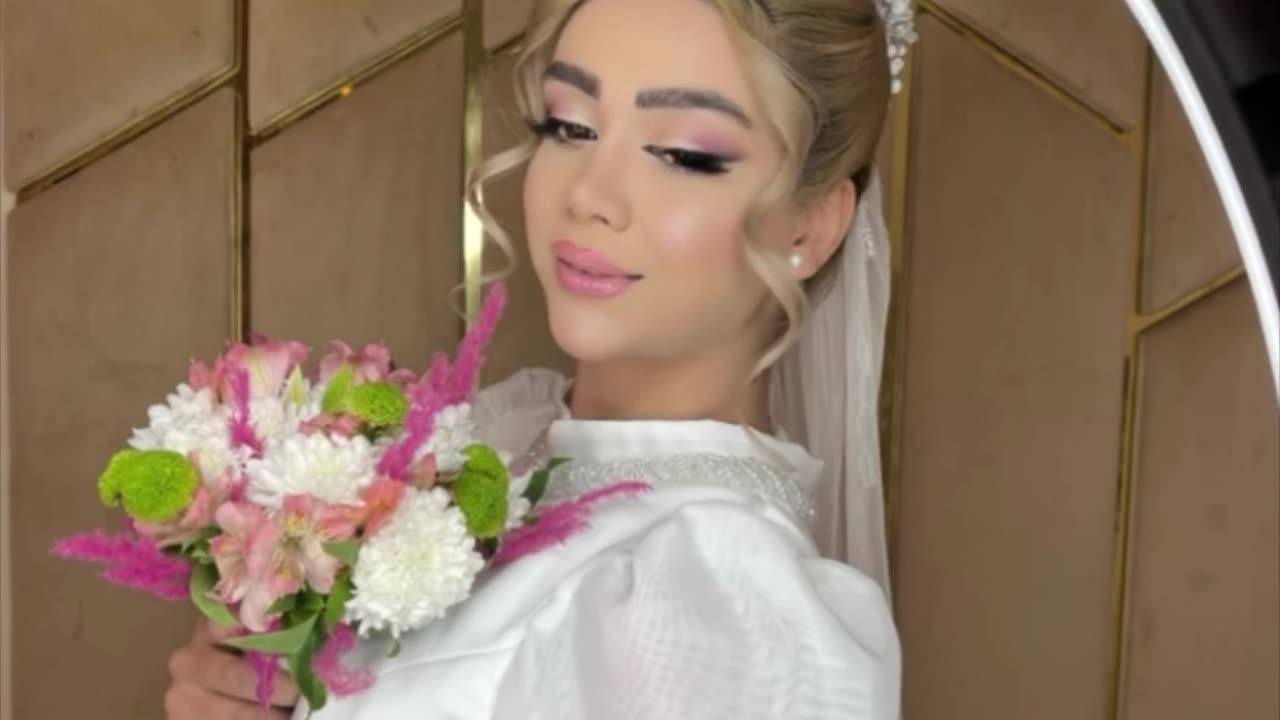 make up & shinyon bride💃🏽👰🏼♀️