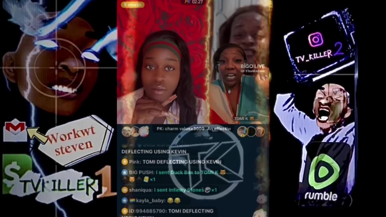MADAM LO DESTROYED TOMIKAY PK MODE TOMI DEFLECTS BRINGING UP KEVIN JONES