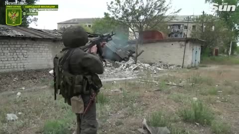 Ukrainian forces clash with Russian troops in war zone