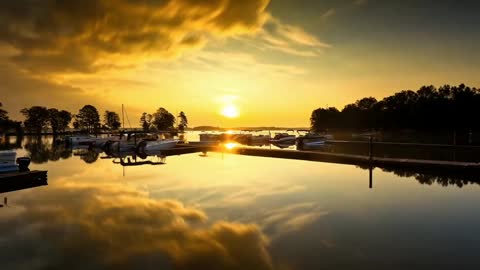 Sky and lake