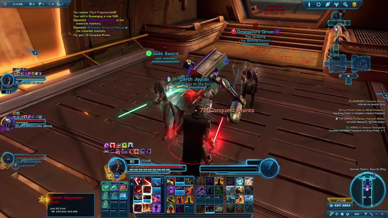 Swtor endgame content, Darkside of the force expansion pt.16