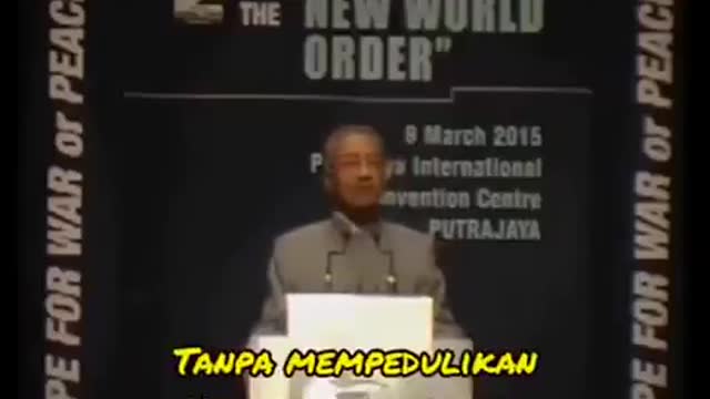 Former Prime Minister of Malaysia talks about New World Order ILLUMINATI #viralvideos #newworldorder