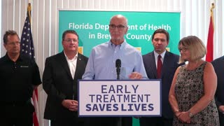 Gov. DeSantis Highlights Monoclonal Antibody Treatment Successes in Brevard County