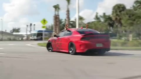 Awesome drift by hellcat car || #Rumble