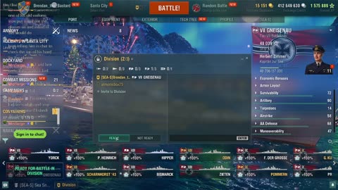 Sarge Plays 'World Of Warships' 26 Dec 2023