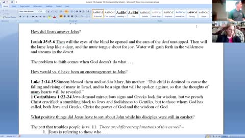 Matthew Bible Study 20