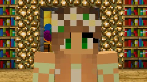 Little Kelly having a baby on Minecraft