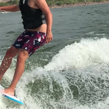 Surfs Up at Horsetooth Reservoir Colorado