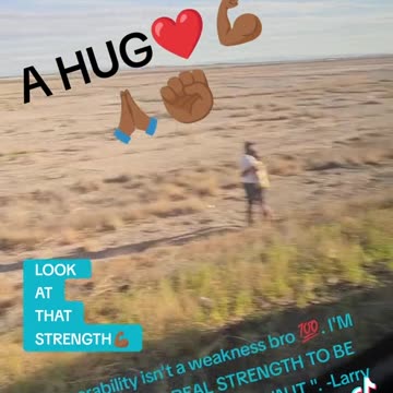 This young man just needed a hug.