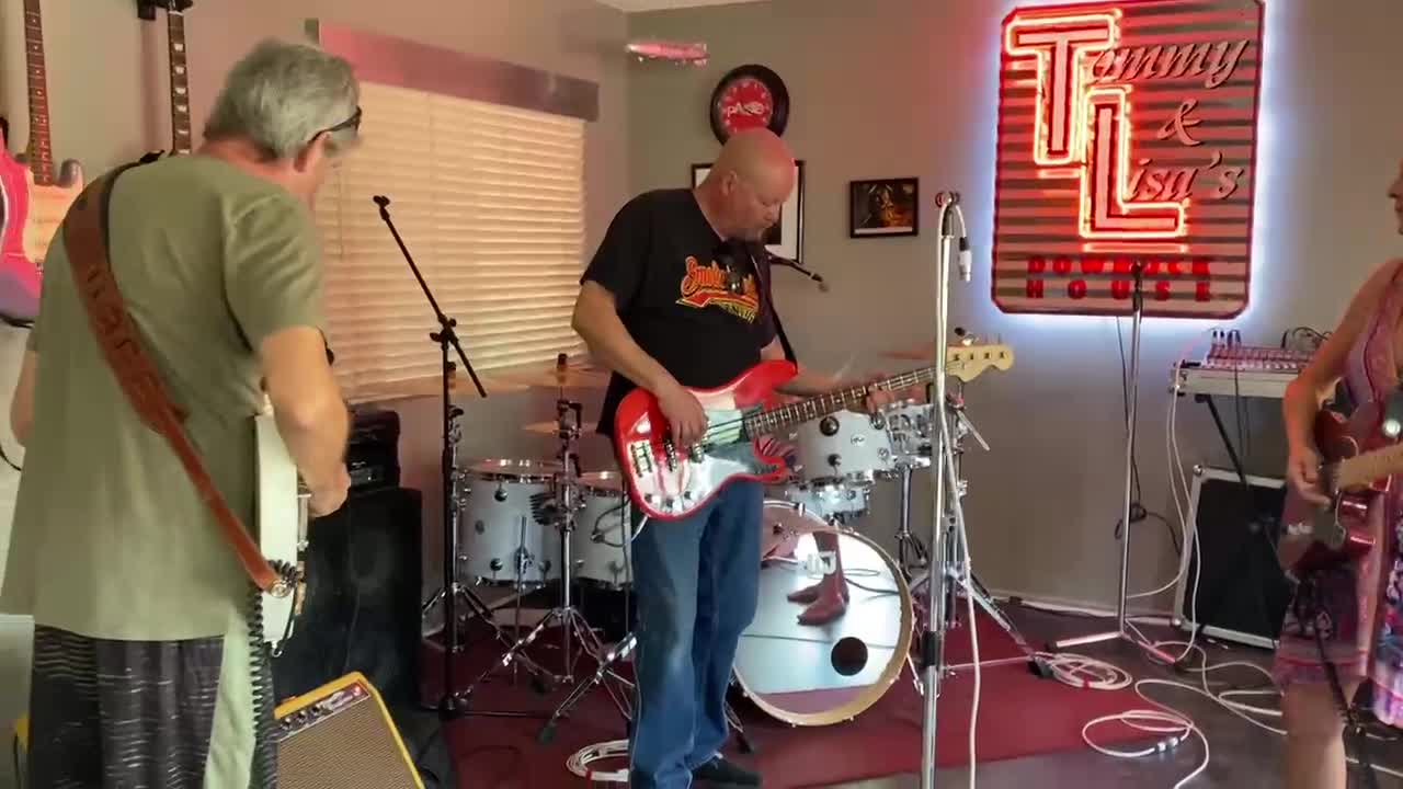 The Doc and Mister Jimmy with friends from the Vibe Band