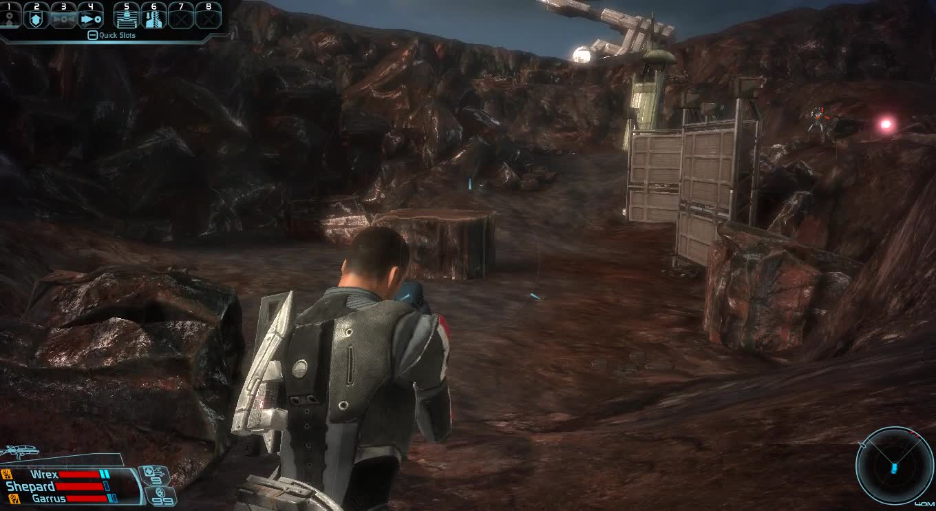 Shepard, Wrex & Garrus Going Through Enemies In Planet Therum Mass Effect Mod Game-Play