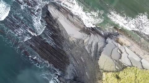 Natural Beauty of the Waves of the Sea