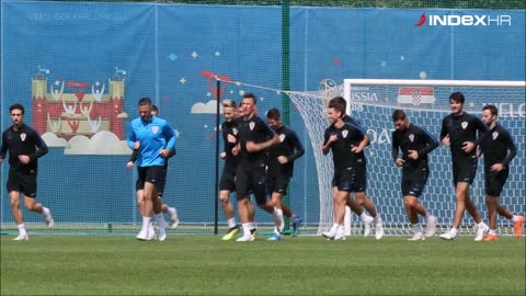 Trening hrvatske reprezentacije prije tekme s Argentinom