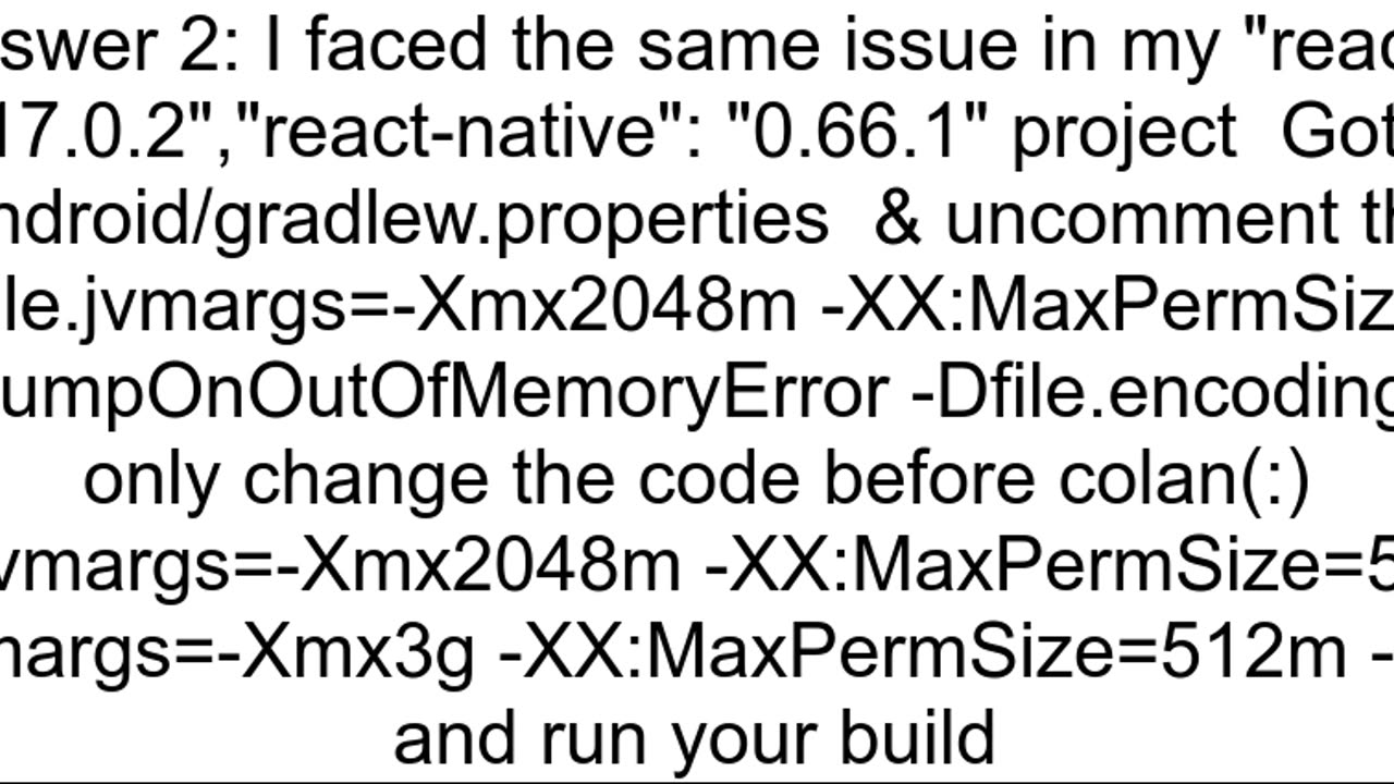 Gradle build fails with Out of Memory Java heap space error