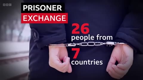 US and Russia complete biggest prisoner exchange since Cold War | BBC News
