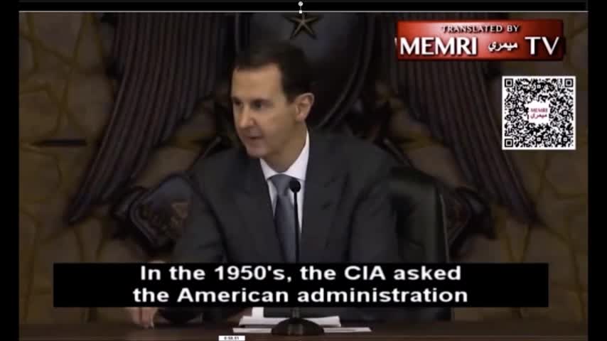 Syrian President also speaks out about the Cabal