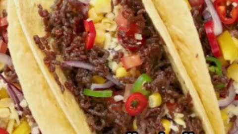 Pizza Tacos: Mexican Fiesta Meets Italian Fun! #shorts #viral #food