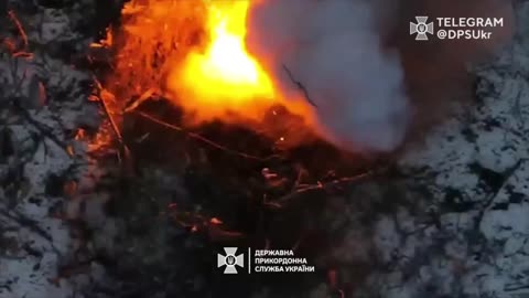 Ukrainians Take Out Russian Ammo Dump